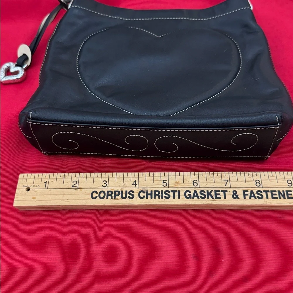 Brighton Jodi Romantic & Victorian  crossbody bag w/puffed heart charm. (Mlb)
